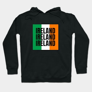 Ireland in Irish Flag Hoodie